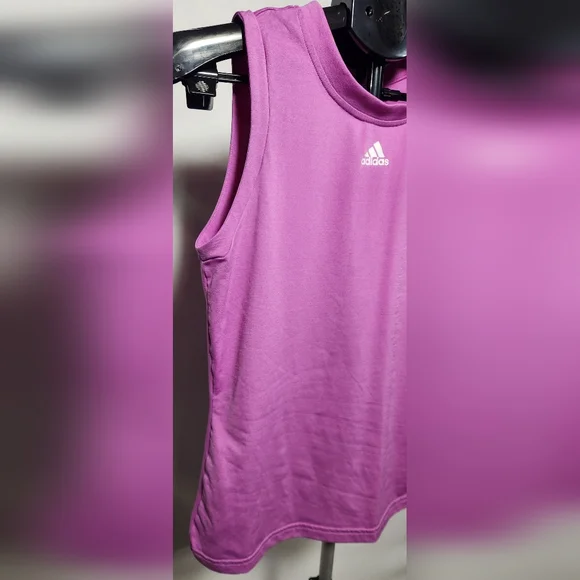 🌸 3/$25 🌸 Adidas Purple Sleeveless Top-Size L (Girls) - Picture 7 of 10